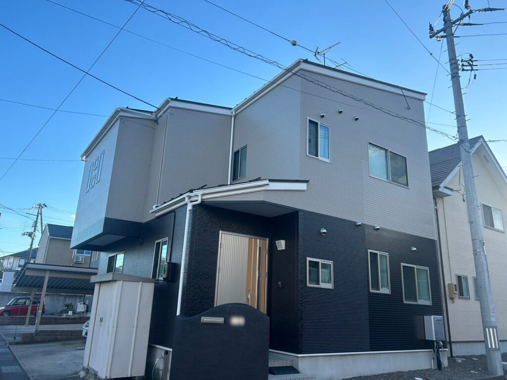 外壁塗装　一部張り替え工事