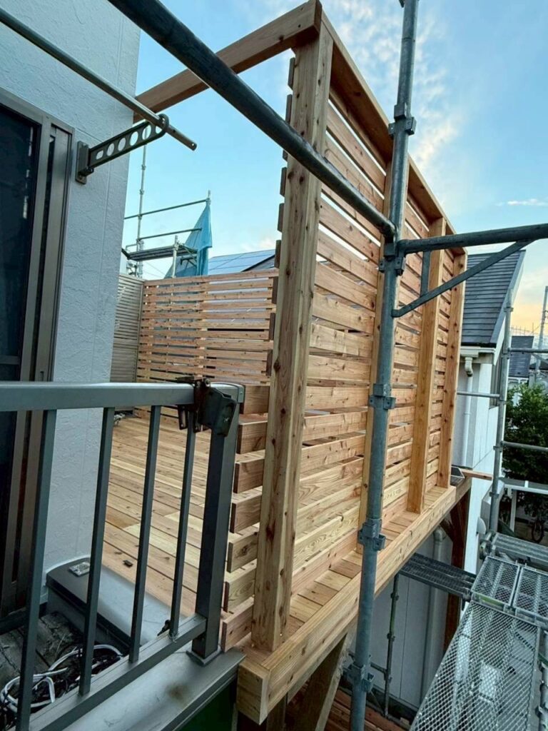 バルコニー交換工事