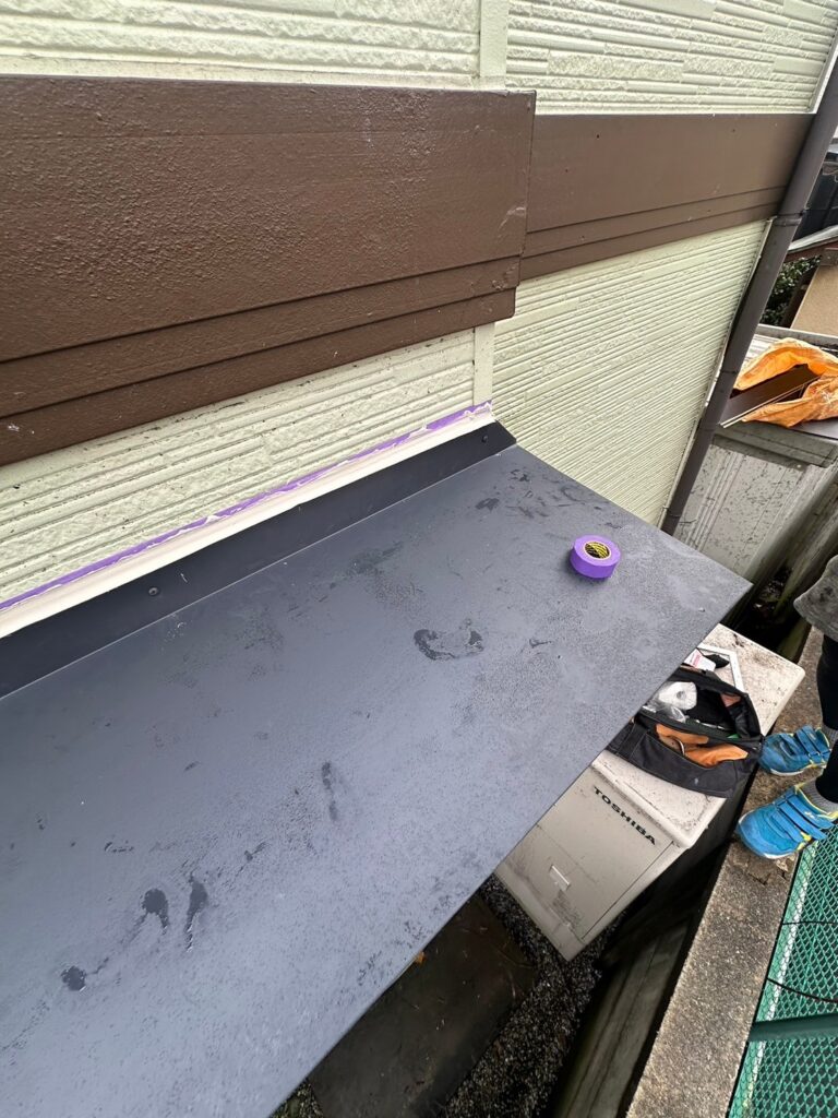 庇張り替え工事