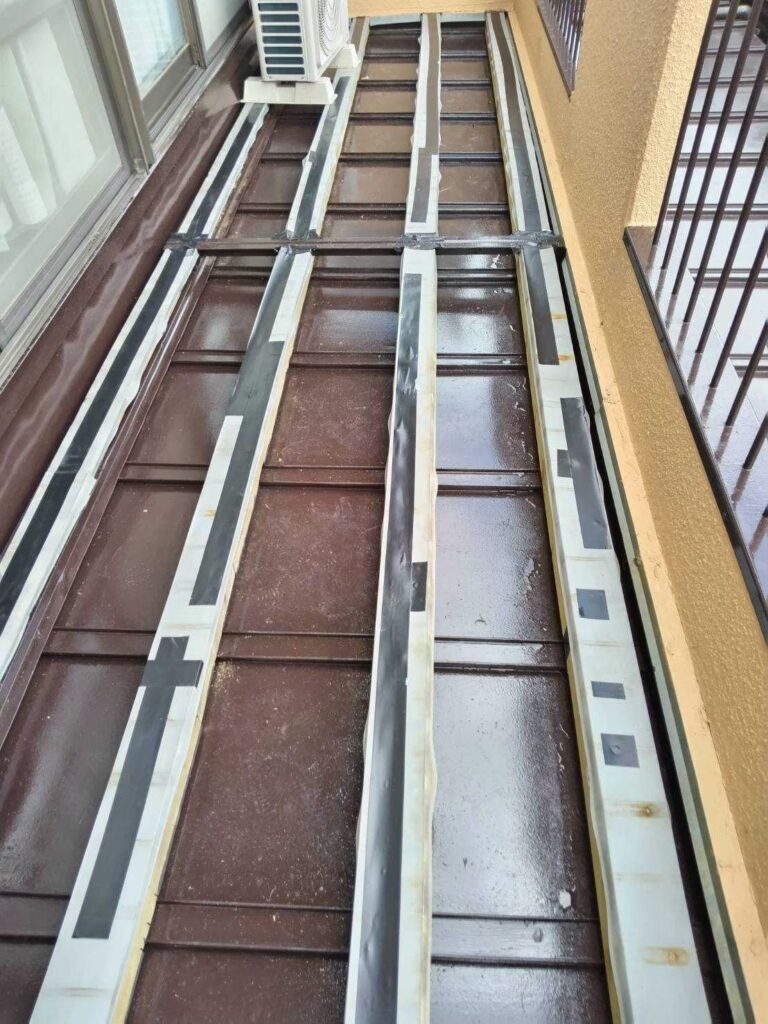 外壁塗装ベランダ工事