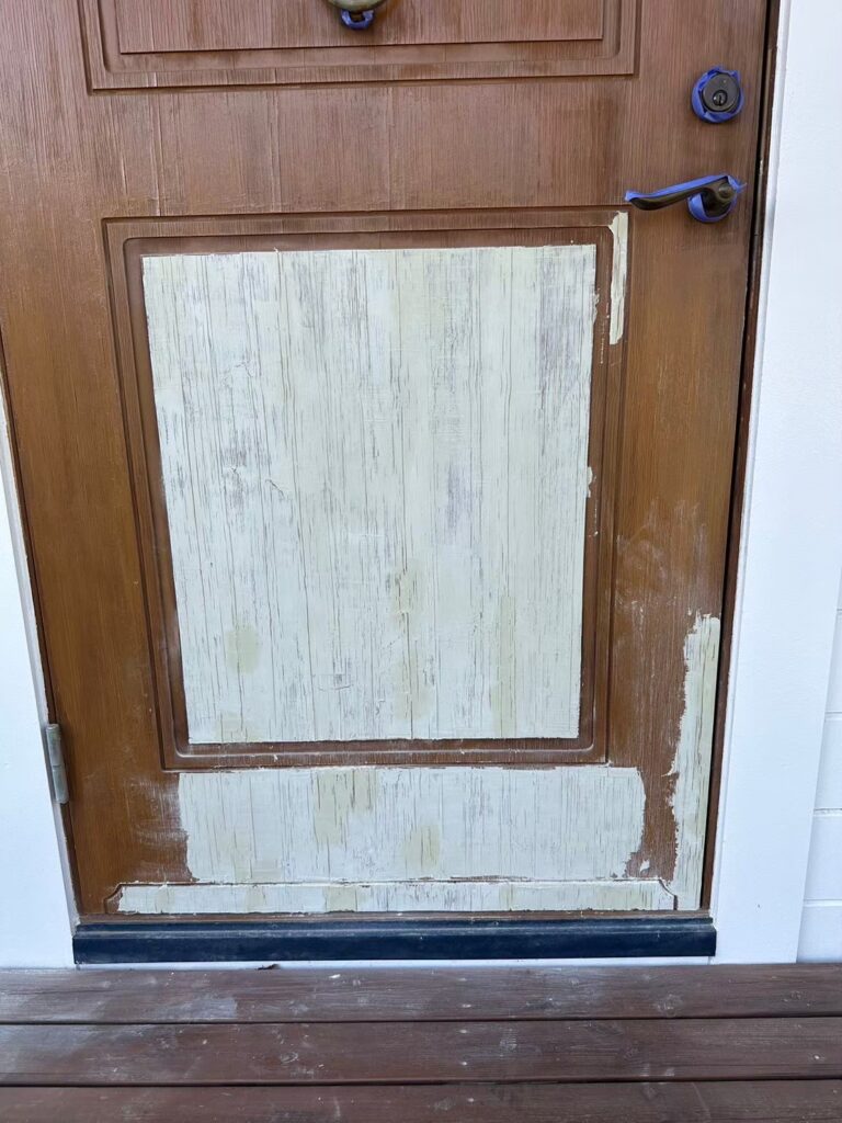 玄関ドア塗装工事