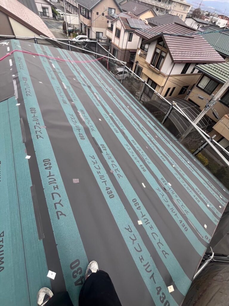 屋根カバールーフ工事
