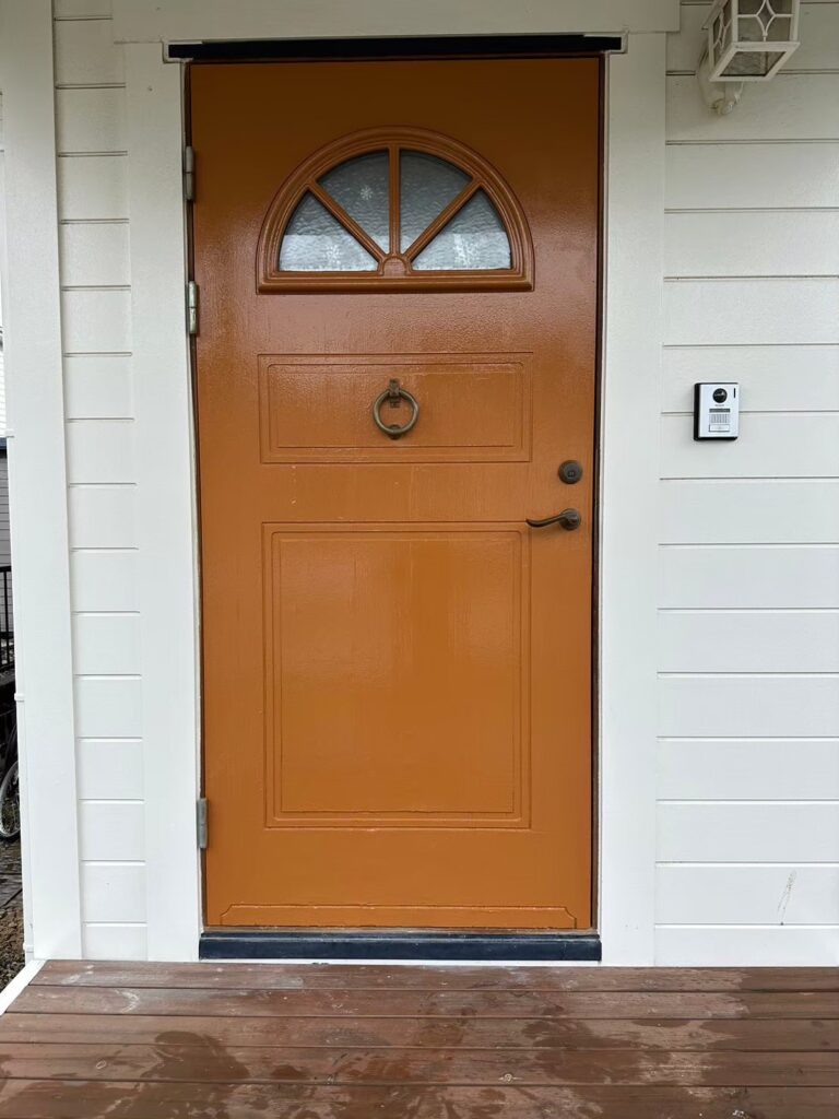 玄関ドア塗装工事