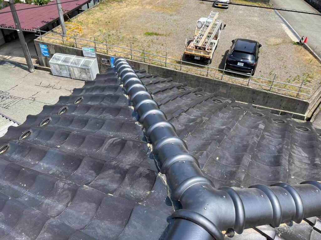 屋根拭き直し工事